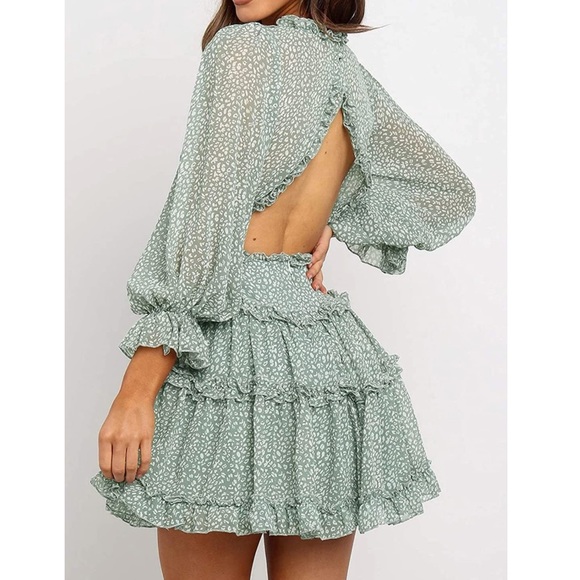 Amazon Ruffle Dress - Picture 2 of 3